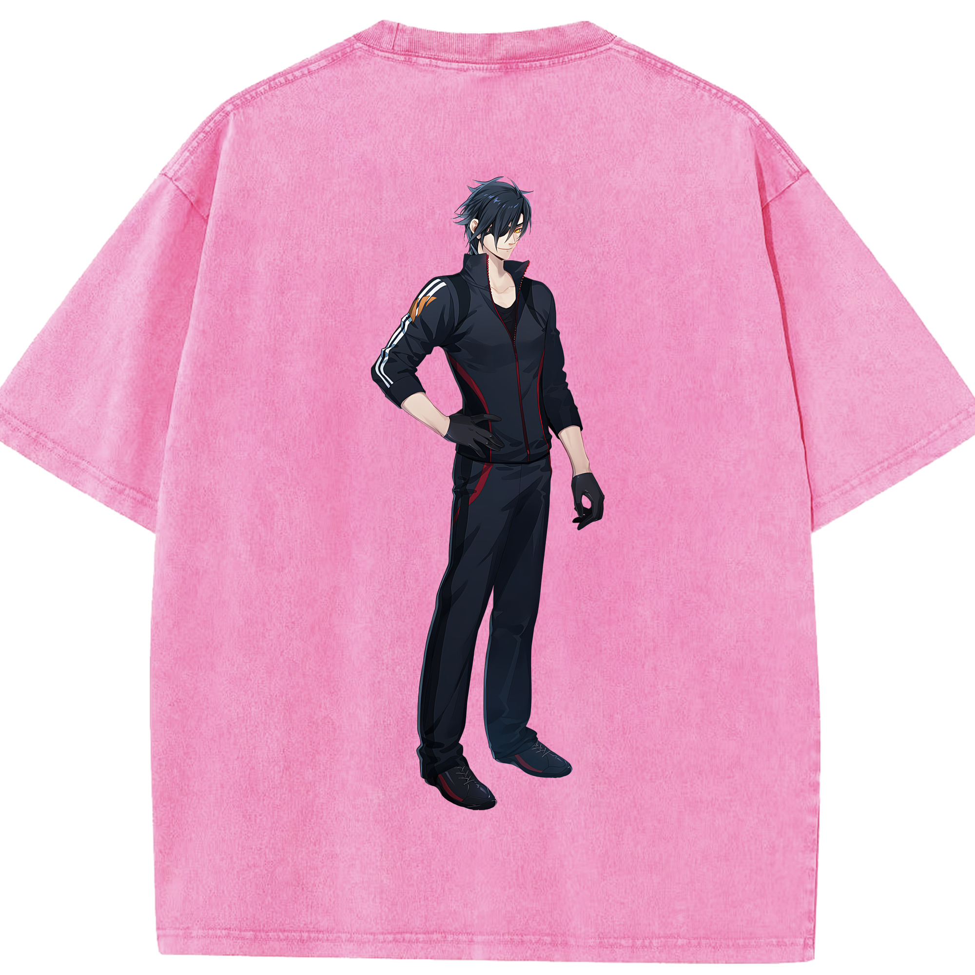（画像用） 刀剣乱舞 Touken Ranbu 綿100% ヴィンテージ風 半袖Tシャツ（背面プリント）